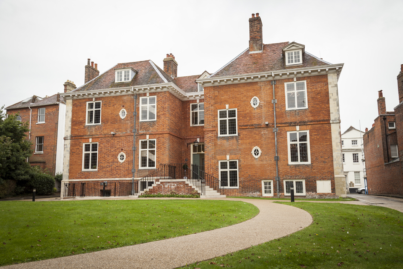 Edes House from the lawn area