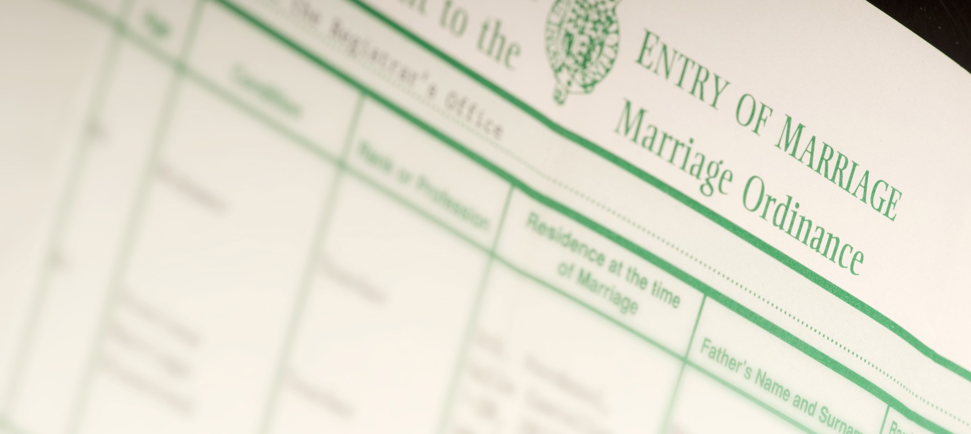 nojs A blurred marriage certificate