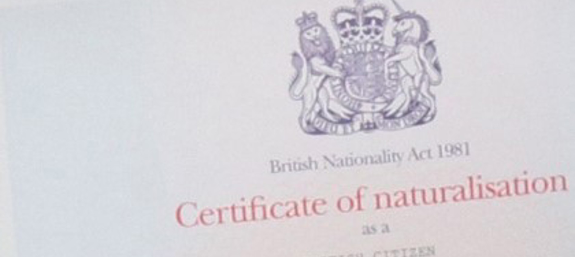 nojs A cropped certificate of naturalisation