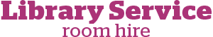Library room hire logo